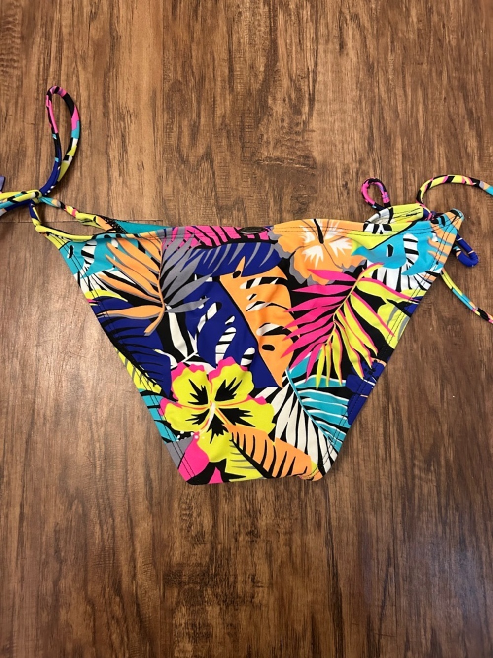 Hobie Floral Tropical Tie-Side Bikini Bottoms - Picture 5 of 6